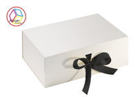 Luxury Fancy Paper Gift Box / Decorative Present Boxes Cube Shape